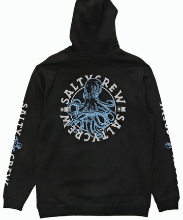 Salty Crew Tentacles MW Fleece Hood - Black